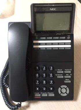 NEC DT500系列 DTK-12D-1P(BK)TEL 12键单显数字专用话机