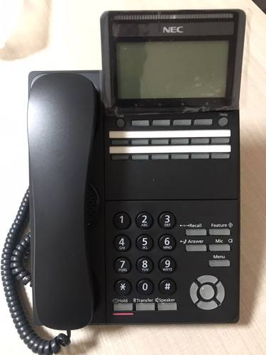 NEC DT500系列 DTK-12D-1P(BK)TEL 12键单显数字专用话机