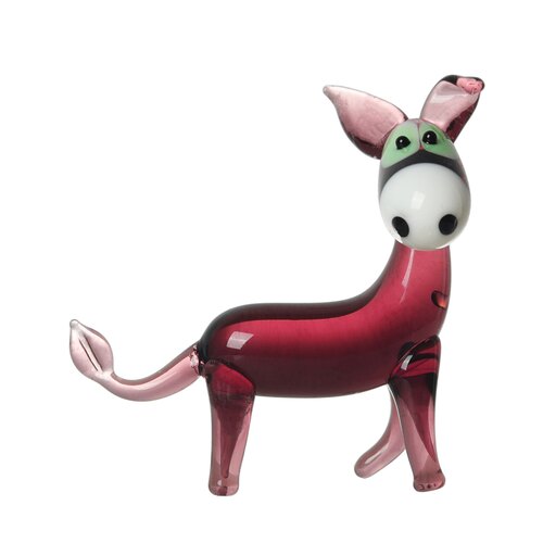 淄博陶瓷琉璃大观园琉璃摆件驴气球狗大鹅小鸡阿凡提驴圣诞树鸳鸯