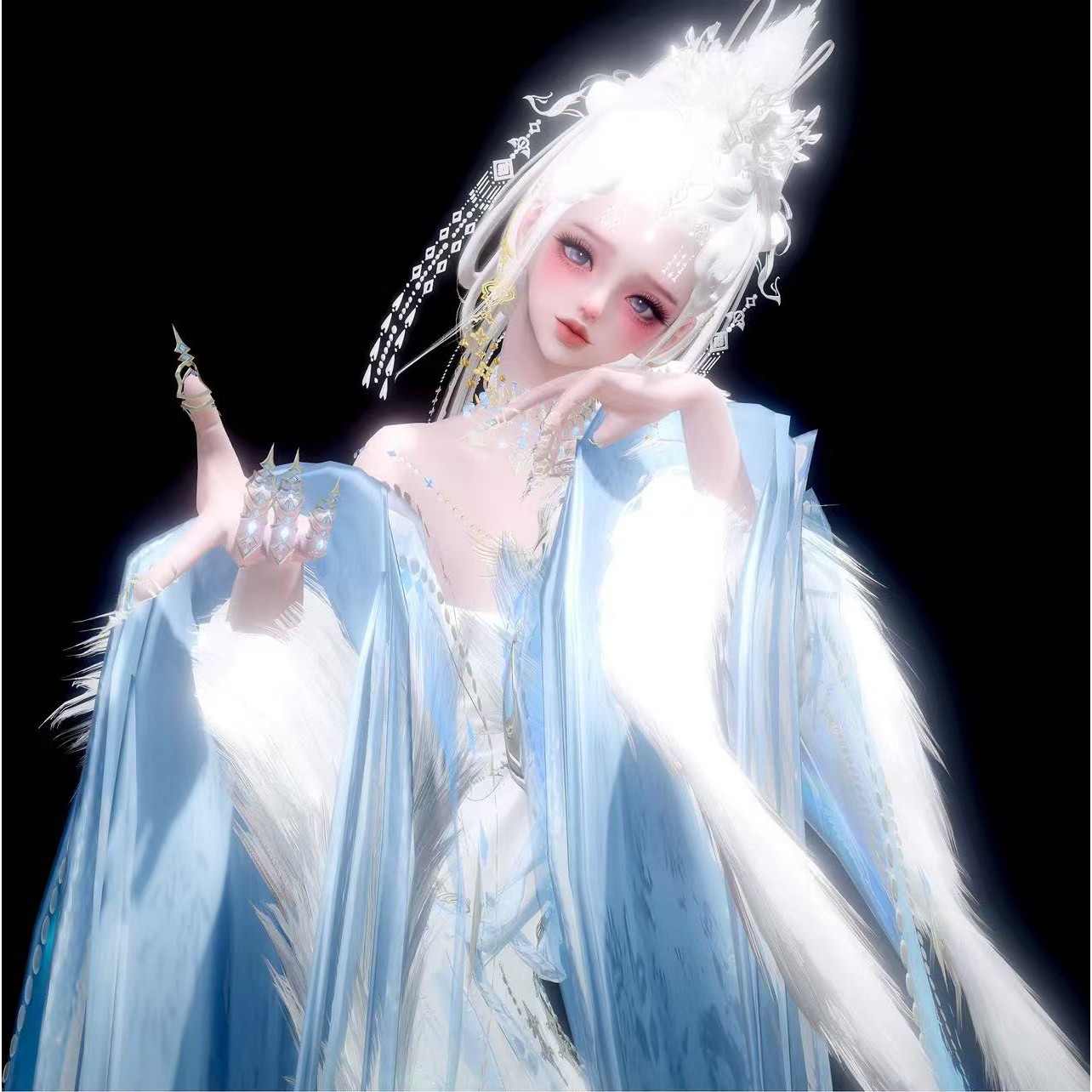 清歌 天涯明月刀手游成女原创捏脸 芯芯点灯。经典服赛季服