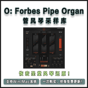 O Forbes Pipe Organ 管风琴虚拟乐器康泰克音源传统教堂管风琴