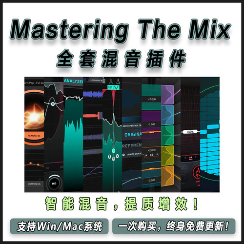 Mastering The Mix全套母带插件REFERENCE 2/FUSER/FASTER MASTER