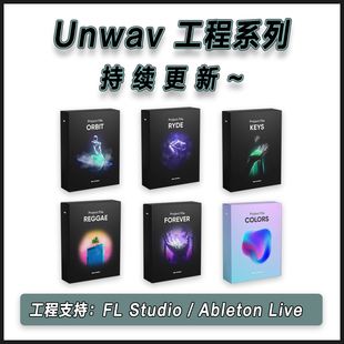 Unwav 工程系列各种曲风百大编曲模版支持FL Studio/Ableton Live