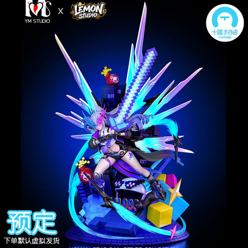【十圆】欲梦×lemon studio-狼尊 银狼Lv999 gk手办雕像收藏模型