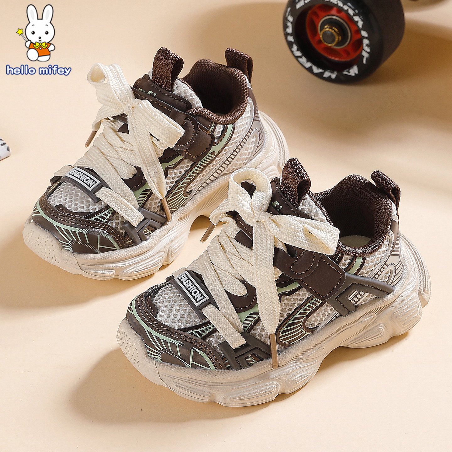 小兔米菲秋季儿童运动鞋软底