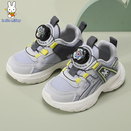 班纳米菲儿童鞋春秋款宝宝鞋子2-7岁3男童运动鞋春季小童纽扣鞋女