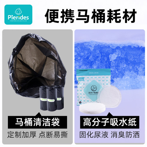 宝润丝狮子造型儿童外出折叠马桶