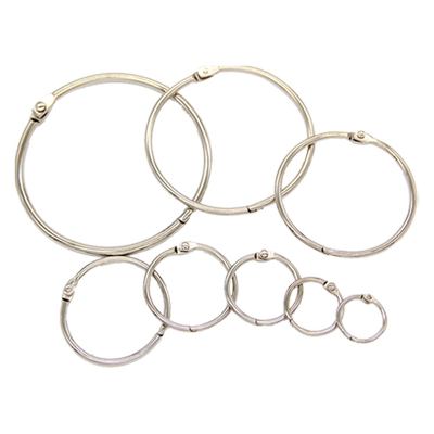 100个活页圈圆形金属开口夹环