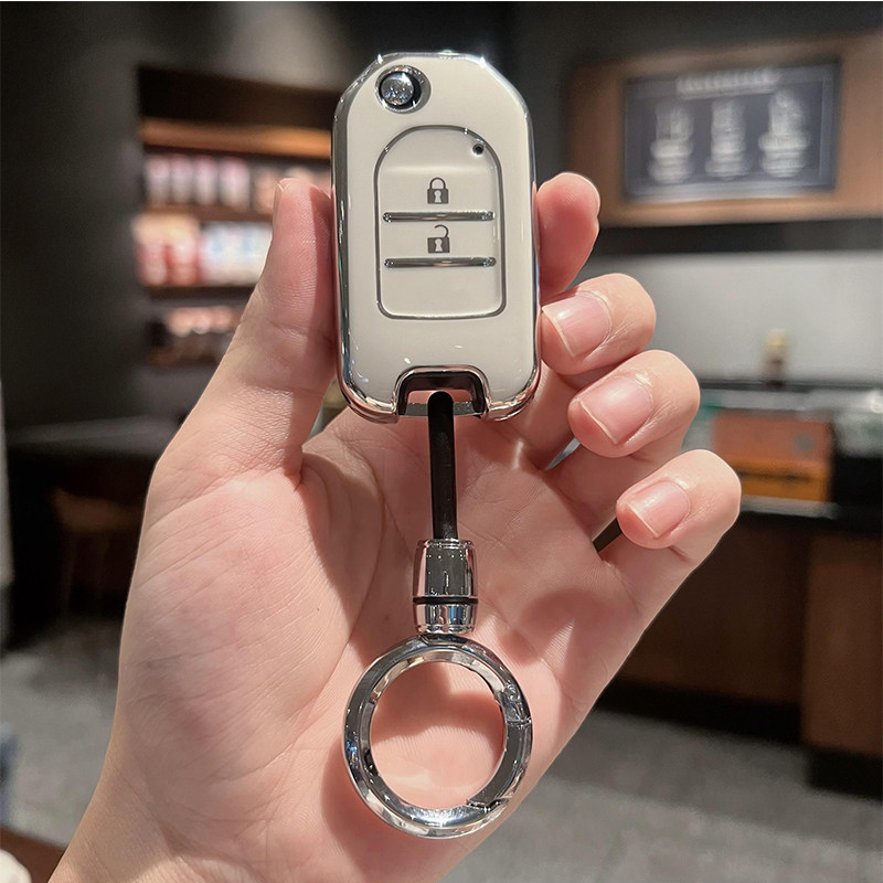 适用于本田缤智折叠车钥匙套21款皓影xrv九代雅阁思域壳凌派包女