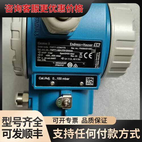 议价德国E+H压力传感器PMP71-2C94/173压力变送器4可维修