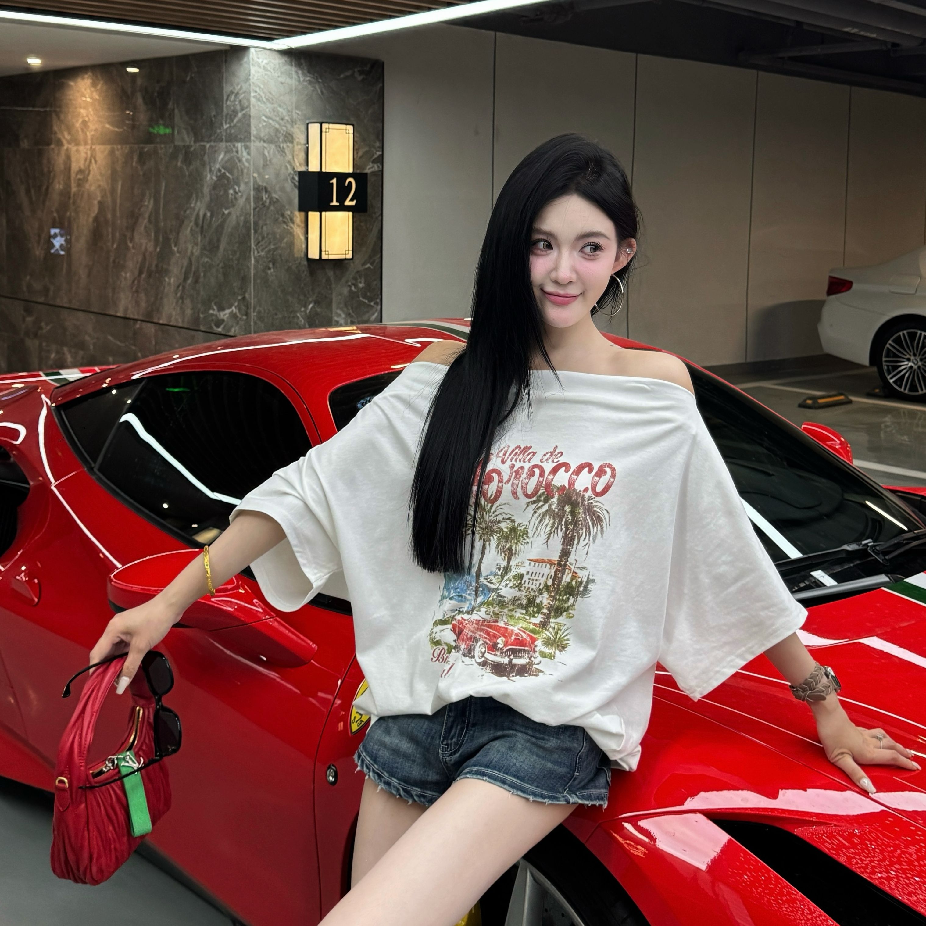 字母印花潮牌减龄洋气印花T恤