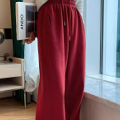 宽松休闲质感显高保暖休闲裤/ULI3285