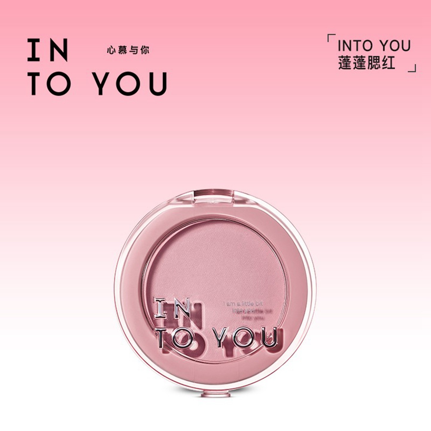 INTOYOU蓬蓬腮红盘膏学生平价