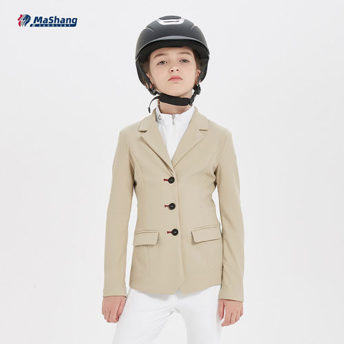 玛尚马具儿童女童马术西装薄款竞赛专业骑士西服骑马服装SKG301