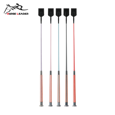 HORSELEADER儿童马鞭专业马术训练装备轻便耐磨骑马障碍鞭彩色