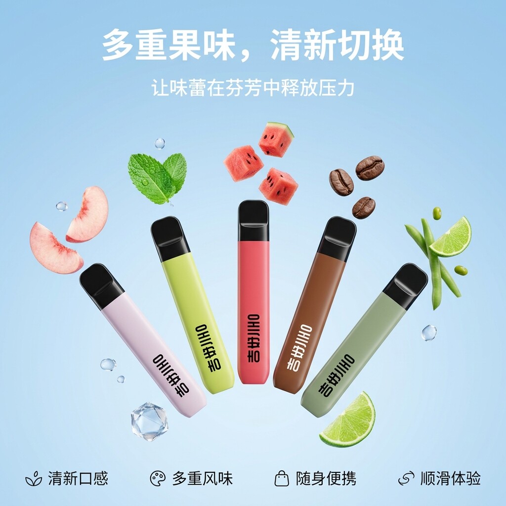 无烟雾薄荷替代棒一次性果味过滤烟嘴男女随身便携车载清新口气棒