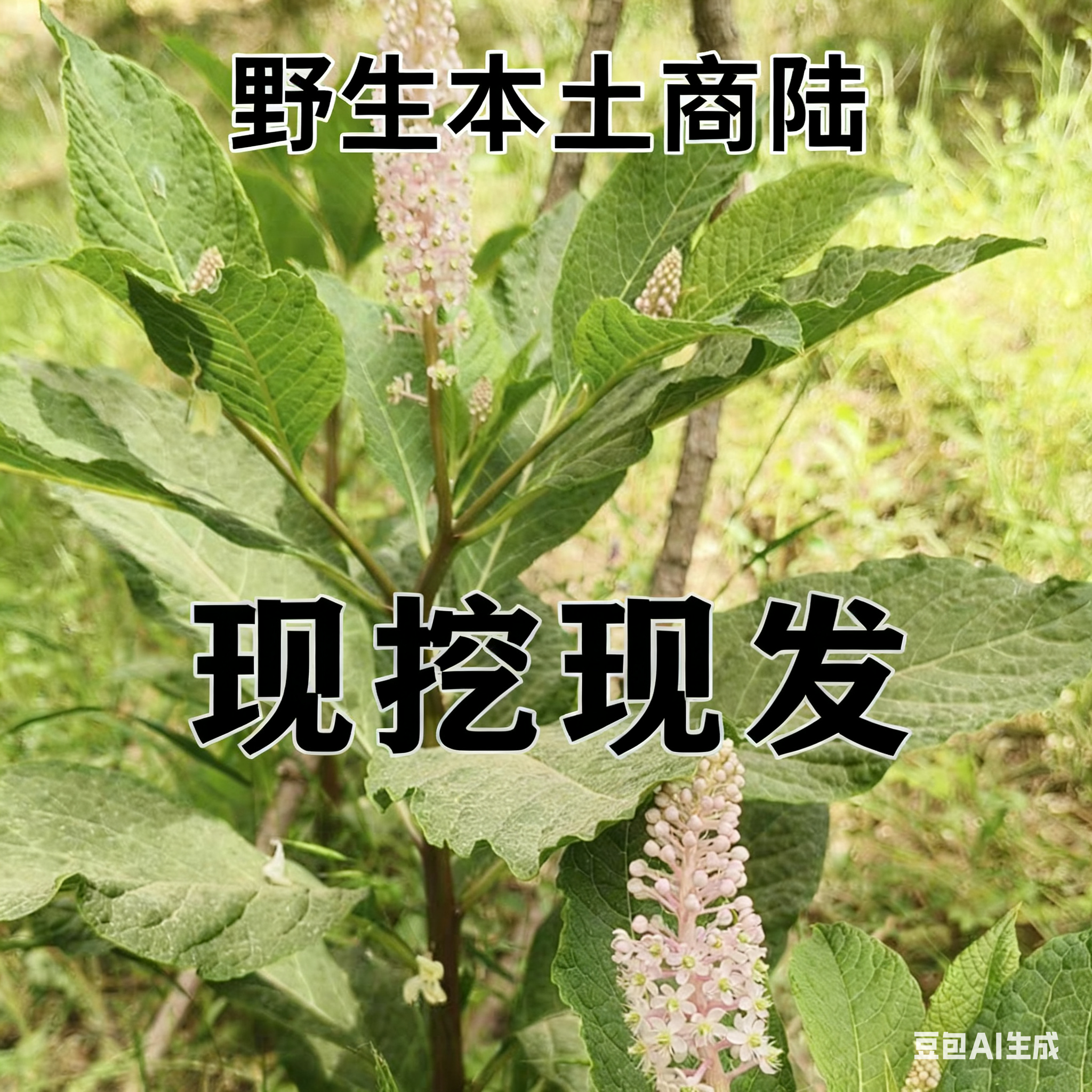 野生商陆现挖新鲜商陆土人参见肿消本土商陆