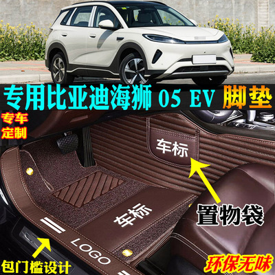 适用比亚迪海狮05EV汽车脚垫