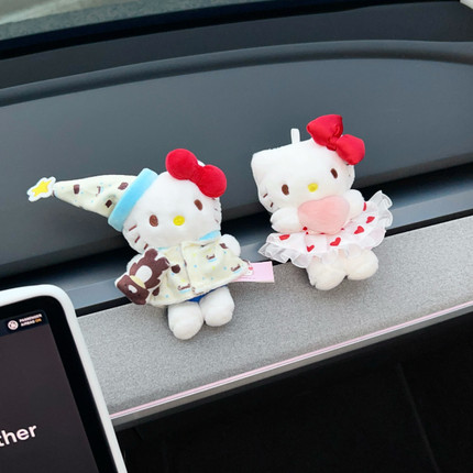 Hellokitty车载空调汽车出风口装饰车内饰品摆件卡通可爱网红女