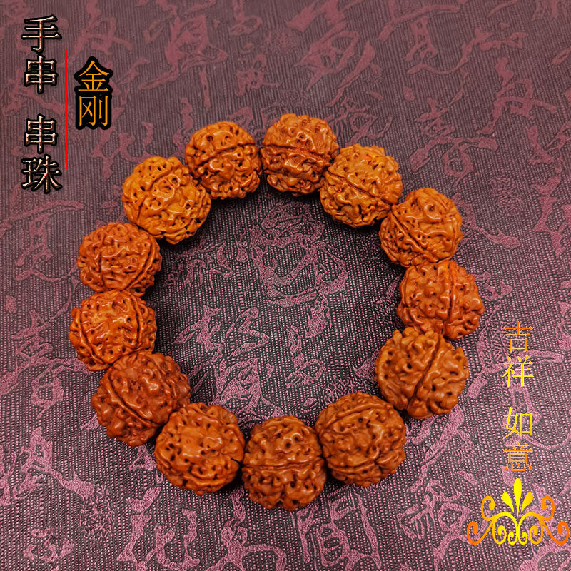 金刚手串木雕饰品手链时尚新款装木雕