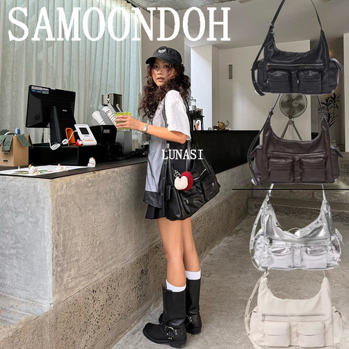 韩国小众包包Samo Ondoh宋雨绮同款马鞍斜挎包腋下通勤托特单肩包