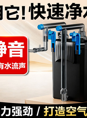 鱼缸外置过滤桶！养出空气缸