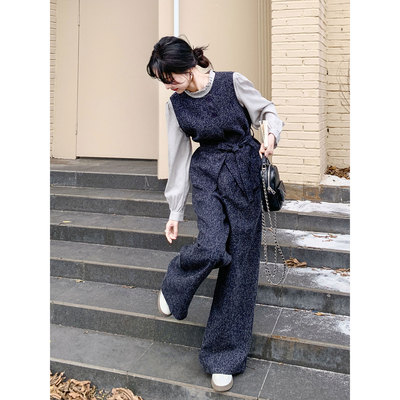 小香风马甲套装女秋季新款三件套