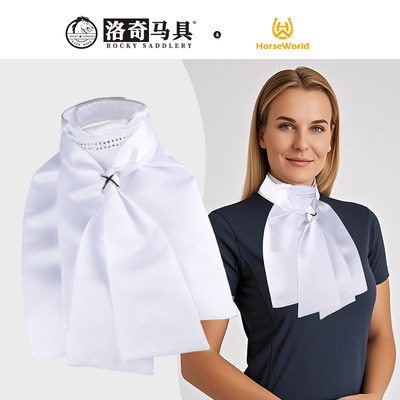 Horseworld盛装舞步领花 马术骑马 骑士服装饰 金属X扣 8115036