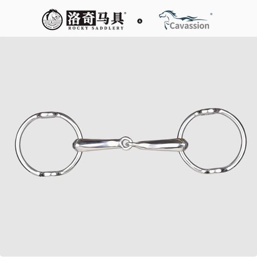 Cavassion马球衔铁口衔嚼子马术骑马鞍具配件洛奇马具8209039