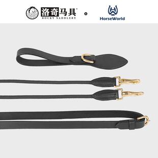 horseworld牛皮副缰 驯马调教马术用品 洛奇马具8218138