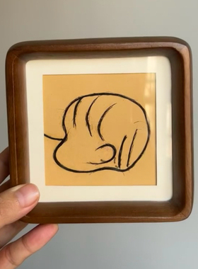 宝宝胎毛画制作宝宝胎发纪念品
