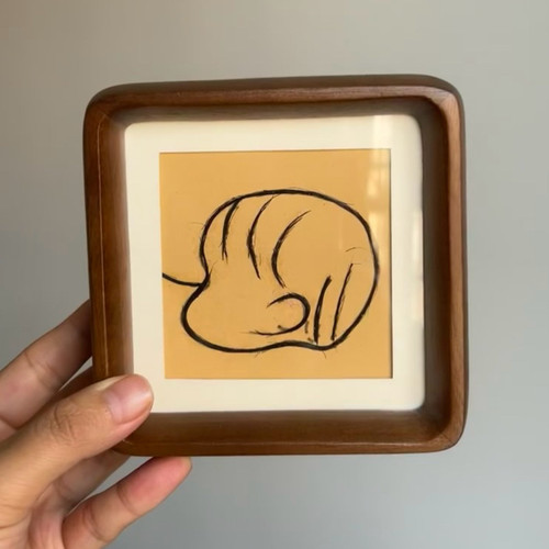 宝宝胎毛画制作宝宝胎发纪念品