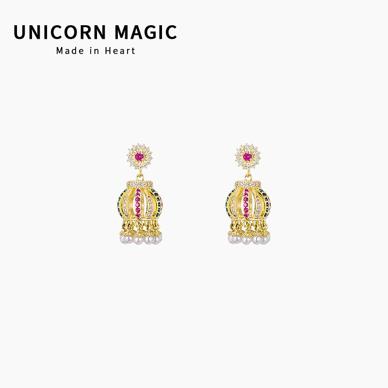 复古独特耳环2022新款轻奢