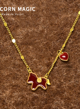 新年马上有钱项链送女友脖子配饰