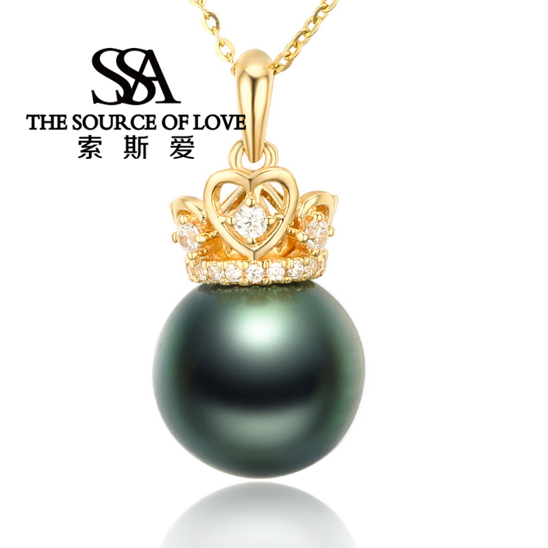 diy饰品空托14k金珍珠吊坠