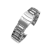 适用卡西欧EF 544D实心不锈钢表带男表钢带表链优质精钢手表配件