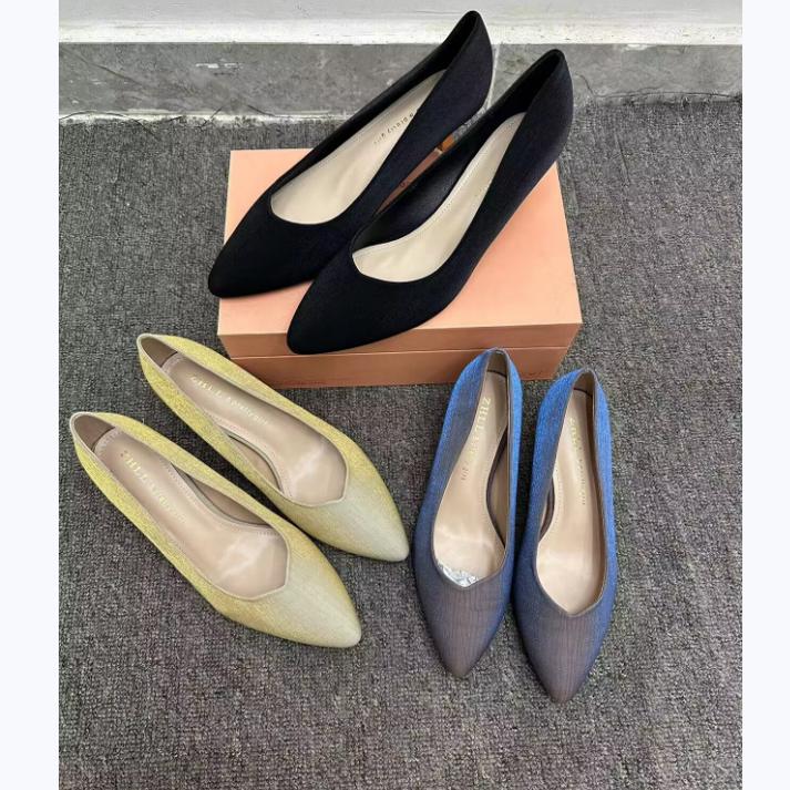 大码2025新款低跟单鞋