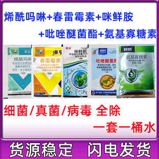 病毒病农药套餐蔬菜细菌病真菌病专用药辣椒番茄防病害西瓜杀菌剂