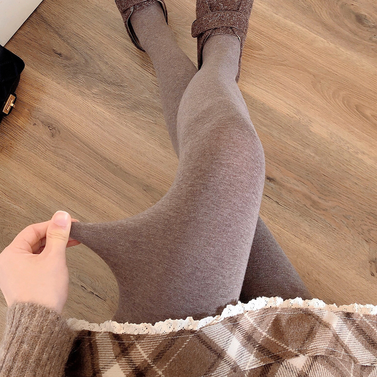 美拉德咖啡色连裤袜秋冬季加厚加绒烟灰色保暖打底裤袜女外穿踩脚,女士内衣/男士内衣/家居服,连裤袜/打底袜,淘宝优惠券,粉丝福利购,淘宝优惠卷