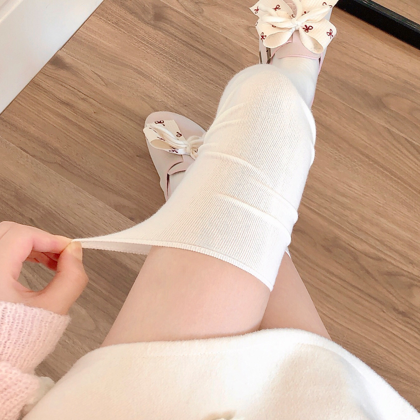 日系奶白色长筒袜女秋冬款保暖羊毛烟灰色过膝袜咖啡色高筒大腿袜,女士内衣/男士内衣/家居服,长筒袜,淘宝优惠券,粉丝福利购,淘宝优惠卷