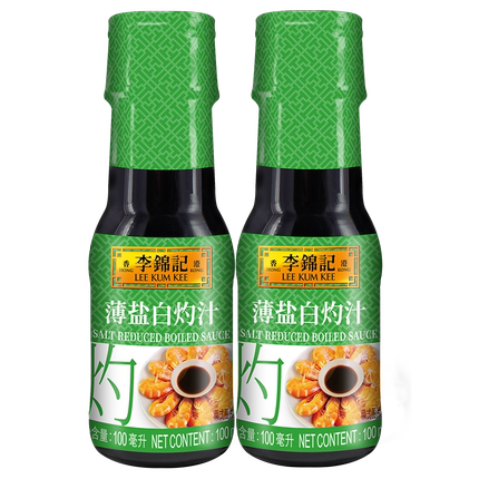 【天猫u先】李锦记薄盐白灼汁100ml*2瓶白灼凉拌调味料