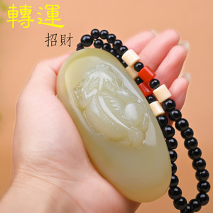 正品天然玉貔貅手把件阿富汗玉男士把玩件皮休玉石玉器女士手把件