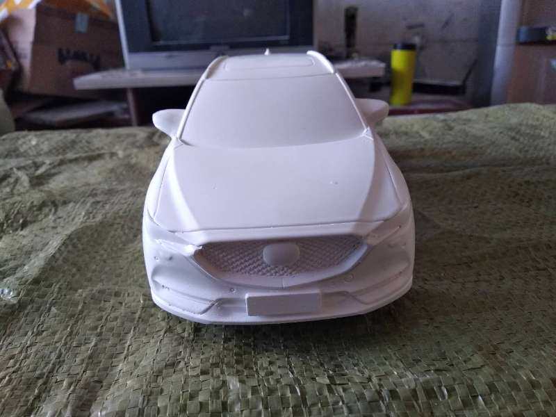 马自达cx40  cx60石膏车模涂鸦4s店diy彩绘上色