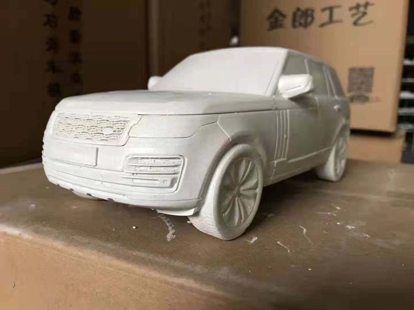 现货路虎极光石膏车模DIY彩绘涂鸦暖场专用陶瓷汽车白膜路虎揽胜