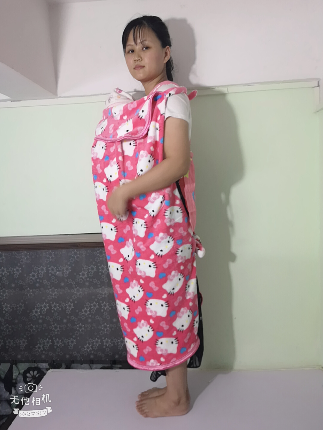 婴儿童披肩披风法兰绒水貂绒抱被宝宝斗篷婴童背带褛被春秋冬被