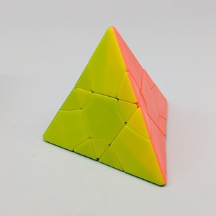 方是 二阶变幻塔魔方 双子塔 Transform Pyraminx Cube创意三角形