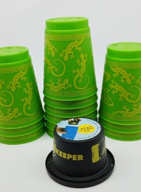 Speed Stacks 史塔克绿蜥蜴速叠杯 SS 飞叠杯 速度竞技 配杯托