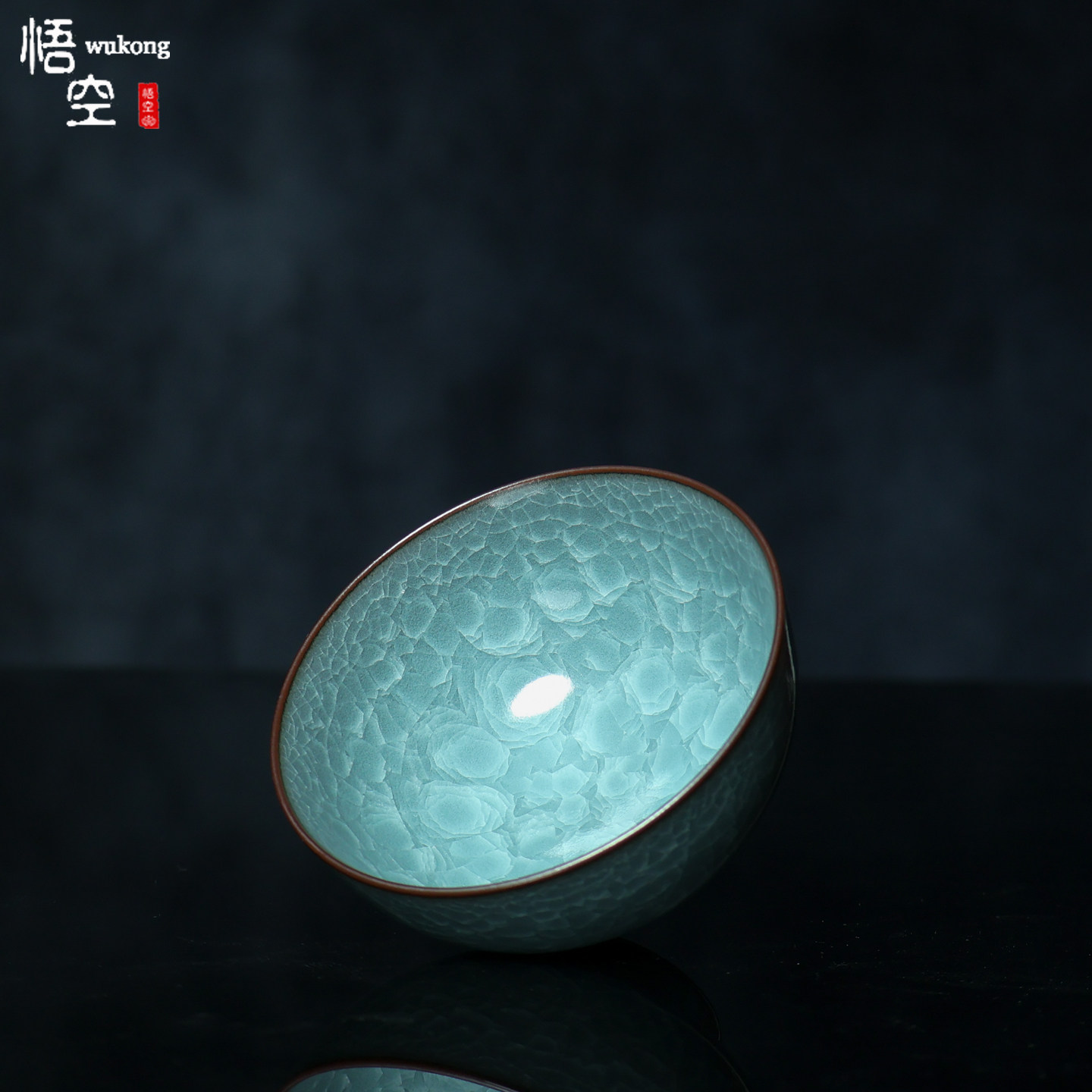 龙泉青瓷大师龚炳明哥窑铁胎高端冰裂纹全手工主人杯功夫茶品茗杯,餐饮具,茶杯,淘宝优惠券,粉丝福利购,淘宝优惠卷