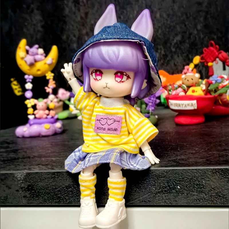 衣服16厘米娃娃衣服可爱娃衣