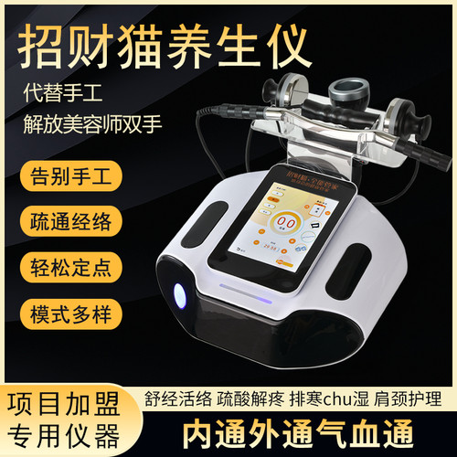 嘉丽蝶变招财猫养生经络仪疏通